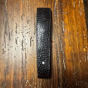 Mont Blanc Brown alligator Leather Key Holder.